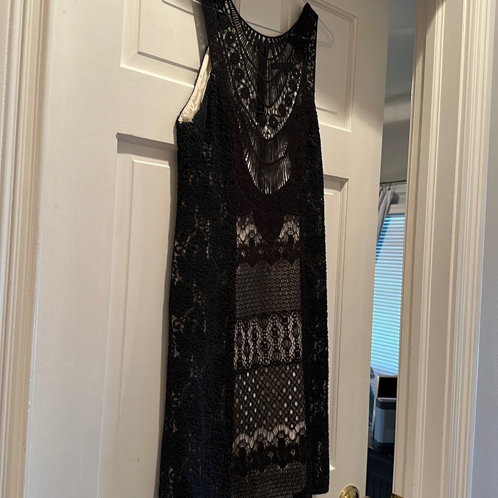 Like new Nanette Lepore sexy crochet shift dress